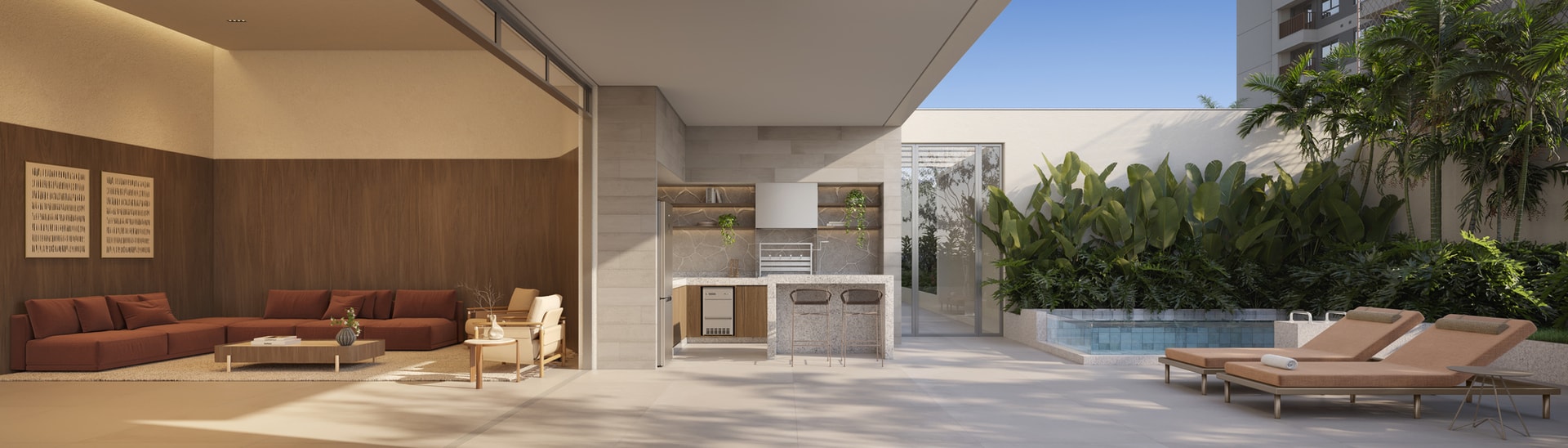 Perspectiva do apartamento Cobertura Duplex 485m² do MONÃ Anália Franco